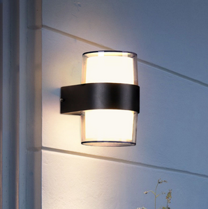 New Round 6W Lampada da parete a led impermeabile in acrilico da giardino Decorazione per esterni Porta d'ingresso Illuminazione Sconce