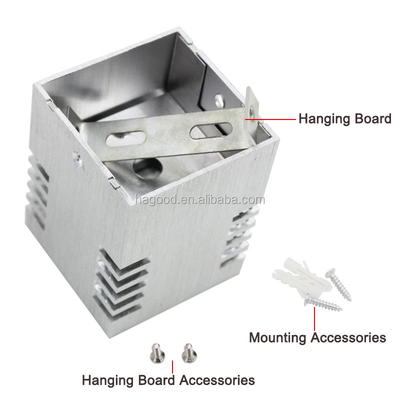 Telecomando Lampada da parete in alluminio per soffitto Corridoio Portico Decorazione Lampada 3W RGB LED Applique da parete AC85-265V