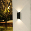Lampada da parete solare cortile esterno atmosfera impermeabile esterna decorazione murale cuciture infinite su e giù