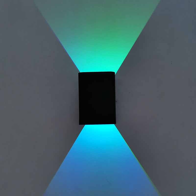 Luce spot colorata a risparmio energetico da 5 W luce LED ad alta luminosità bianco caldo/bianco freddo/RGB lampada da parete alternativa