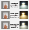 3W 5W 7W 9W 12W 18W SMD5730 Pannello a colori combinato bianco caldo/freddo + Alimentatore driver LED a controllo segmentato per downlight