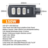50-300W lampione solare lampada solare per interni lampade a energia solare lampada a energia solare lamparas solare integrato tutto in un lampione solare