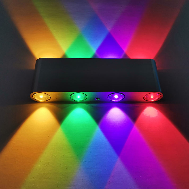 Hagood Lampada da parete su e giù Lampada da parete a Led 8W per interni Camera Office Hotel Fai da te Color Goods Lampada da parete impermeabile