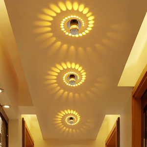 Lampada da parete a soffitto a LED rgb porosa con plafoniera a bacchetta con telecomando lampada da parete per montaggio a parete con luce domestica intelligente