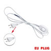 Dimmer luce Cavo Filo Spina di commutazione della luce Interruttore a pulsante per la regolazione dell'alimentazione Cavo di linea da 1,8 m Lampada a LED Modello spina UE USA