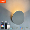 Lampada da parete 9W lampada intelligente lampada da parete per esterni a led applique Tuya controllo app lampada da parete per esterni impermeabile luce regolabile colore regolabile