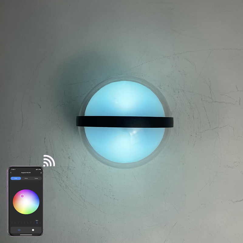 Tuya app applique applique led applique app luci controllate app controllo illuminazione app applique applique led applique trasparente lampada sfera di cristallo
