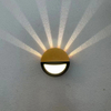  Lampada da parete a LED a forma di stella rotonda creativa Lampada da parete per interni Illuminazione sopra la lampada da parete da giardino sopra la lampada da parete da giardino sopra la lampada da parete da giardino