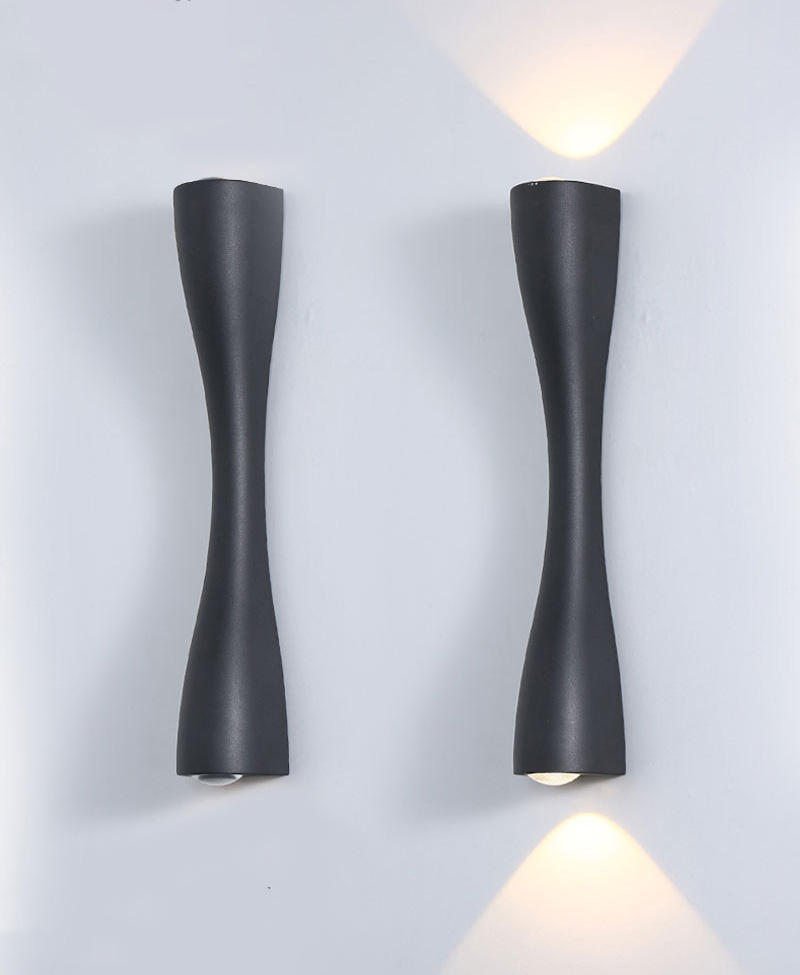 Groothandel Mode Decorate Indoor Zwart Goud Alluminio Acryl Ijzer Woonkamer LED Moderne Wandlamp
