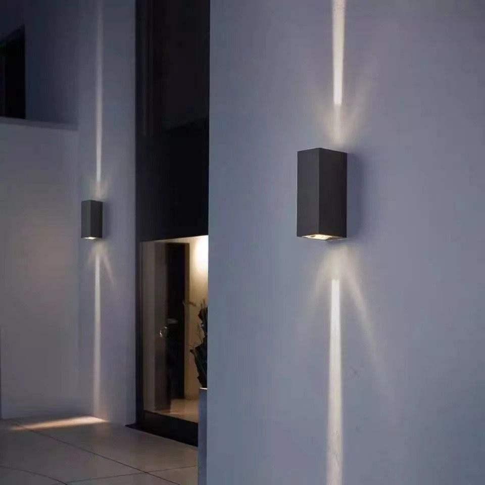 Black Shell Beam Light Applique da parete impermeabile Moderna applique da parete per esterni a led Applique da esterno di alta qualità
