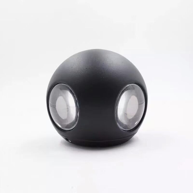 IP 65 Lampada da parete per esterni rotonda a forma di sfera a LED moderna impermeabile IP 65 con alta qualità
