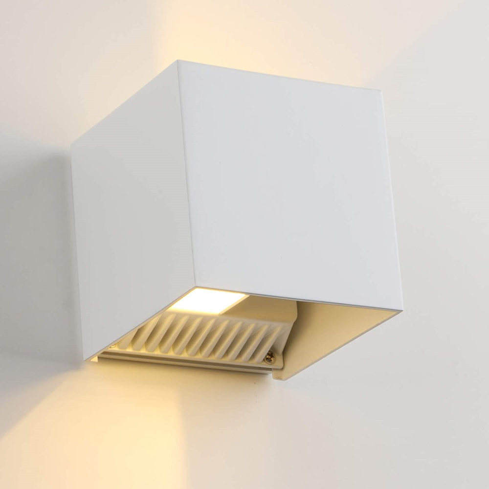 2023 IP65 impermeabile 12W 20W lampada da parete a led per esterni per interni lampada da parete regolabile in alluminio a montaggio superficiale AC85 ~ 265V riparo per portico a led