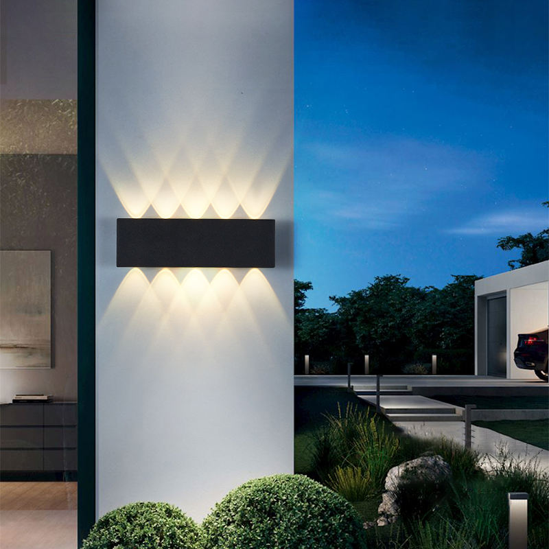 Lampade da parete con lampada di alta qualità Illuminazione a led per interni impermeabile per esterni Cancello per esterni Balcone Giardino Illuminazione