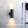 Lampada da parete personalizzata per applique moderna IP65 Lampada da esterno in alluminio impermeabile a LED su e giù per la parete Made in China