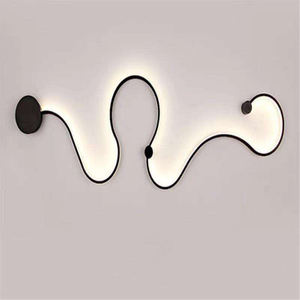 Lampada da parete minimalista postmoderna Nordic creativo led camera da letto comodino decorazione lampada da parete soggiorno corridoio lampade corridoio