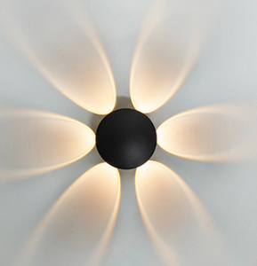 Lampada da parete impermeabile a fungo Illuminazione da giardino Lampada da parete a LED Lampada da parete per interni impermeabile per esterni Illuminazione decorativa per camera da letto