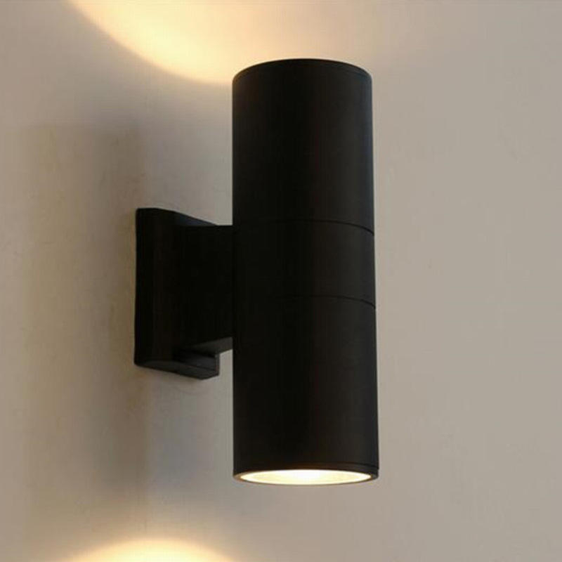 6W 12W Lampada da parete decorata in alluminio stile nordico IP65 doppia testa Arkus applique da parete su e giù per applique da parete a led