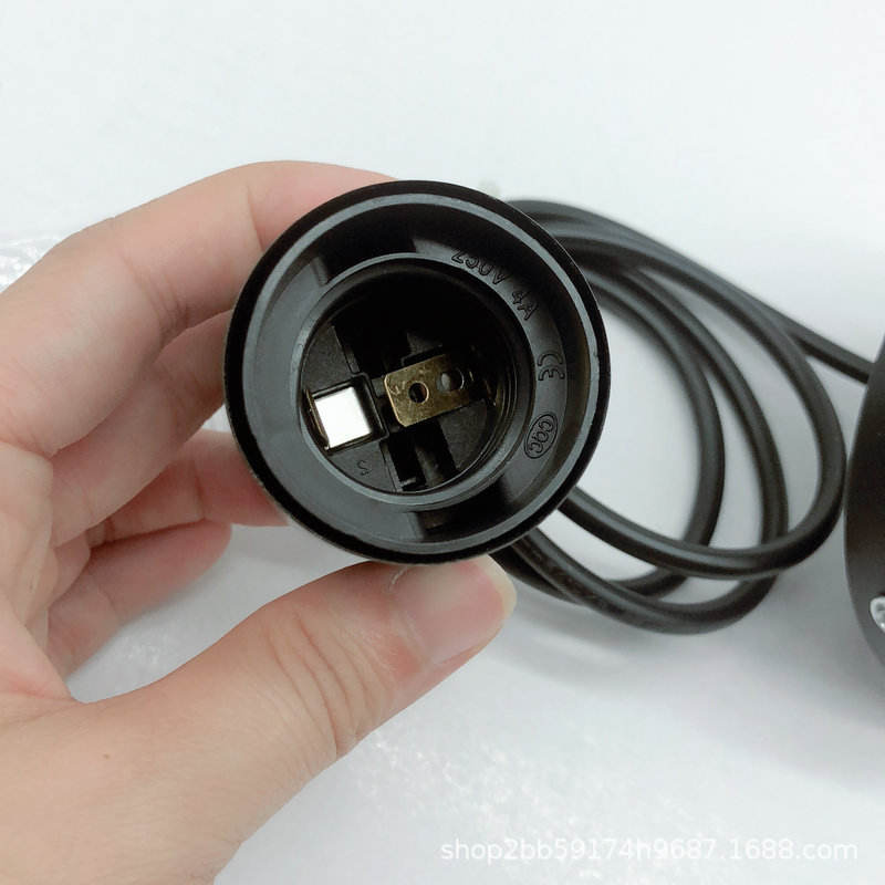 Portalampada da 10 cm + E27 Portalampada con corpo leggero Basi per lampade con cavo di commutazione per portalampada a sospensione a LED