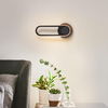 Applique da parete camera da letto 12W comodino a led sfondo chiaro lampada da parete girevole corridoio applique