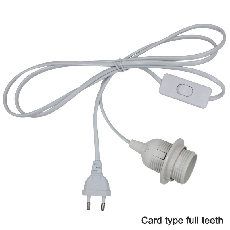 accessori per lampade Cavo spina europea Cavo da 1,8 m con interruttore 303 Cavo luce diretta in fabbrica
