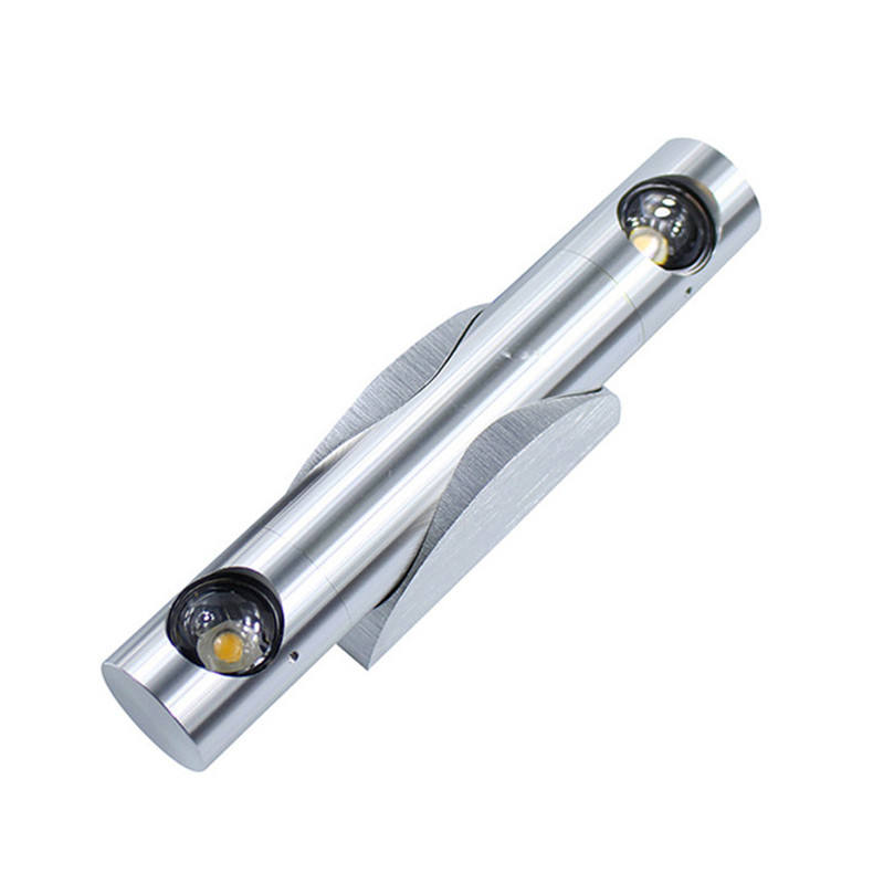 Applique da parete moderna da 6W Rotazione di 360 gradi Apparecchi da parete a LED per lettura lampada da parete / illuminazione a specchio / luce scale ad alta luminosità