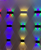 Lampada da parete di personalità nordica Semplice sfondo del soggiorno a led Lampada da parete rotonda Illuminazione del corridoio della hall dell'hotel Forma di diamante