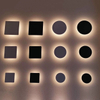 Moderna lampada da parete Eclipse con luci a led da 150 mm e luce notturna decorativa per interni