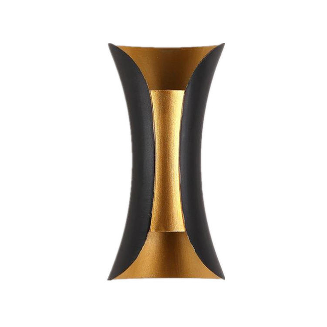 Lampada da parete a LED IP65 Illuminazione da giardino impermeabile per esterni Illuminazione da parete in alluminio AC86-265 Camera da letto per interni Soggiorno e scale