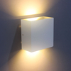 Cube CoB 6W LED Up Down Wall Sconce AC85-265V Camera da letto Comodino Cubo Applique da parete per interni Decorazione in alluminio Apparecchio di illuminazione