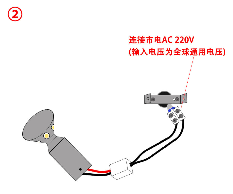 Moderna applique da parete a 360 gradi Lampada da parete a LED Up and Down Illuminazione per interni ed esterni