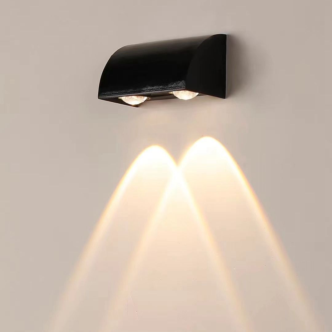 Moderna semplice lampada da parete esterna a LED impermeabile lampade da cortile cancello lampada terrazza balcone applique da giardino prezzo di fabbrica