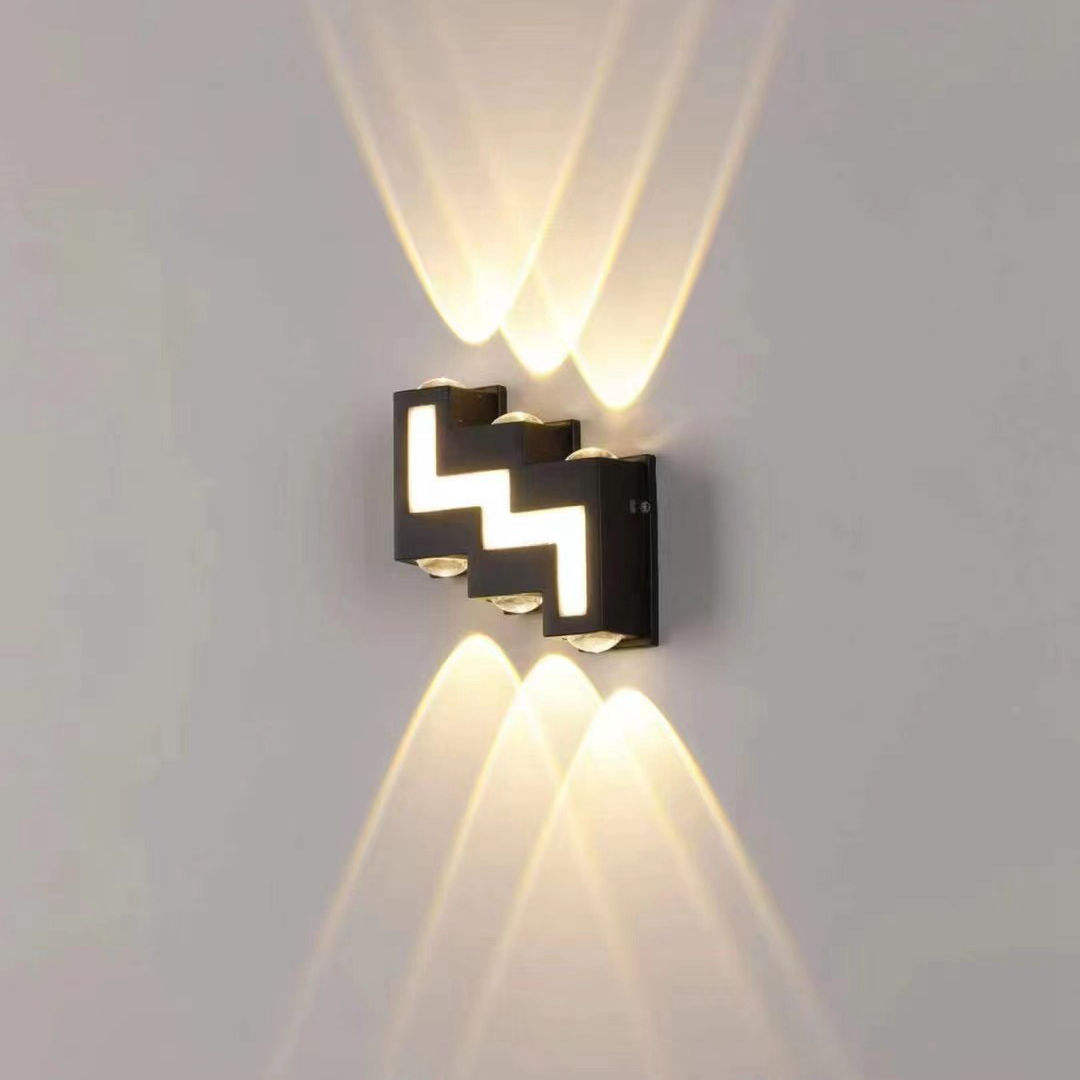 6W 12W impermeabile AC85-265V applique da parete a LED a montaggio superficiale moderno apparecchio nordico lampade da parete per interni soggiorno portico esterno