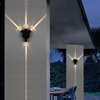 Lampada da parete impermeabile per esterni moderna semplice e creativa Lampade da cortile a LED Lampada da cancello Lampada da parete per balcone