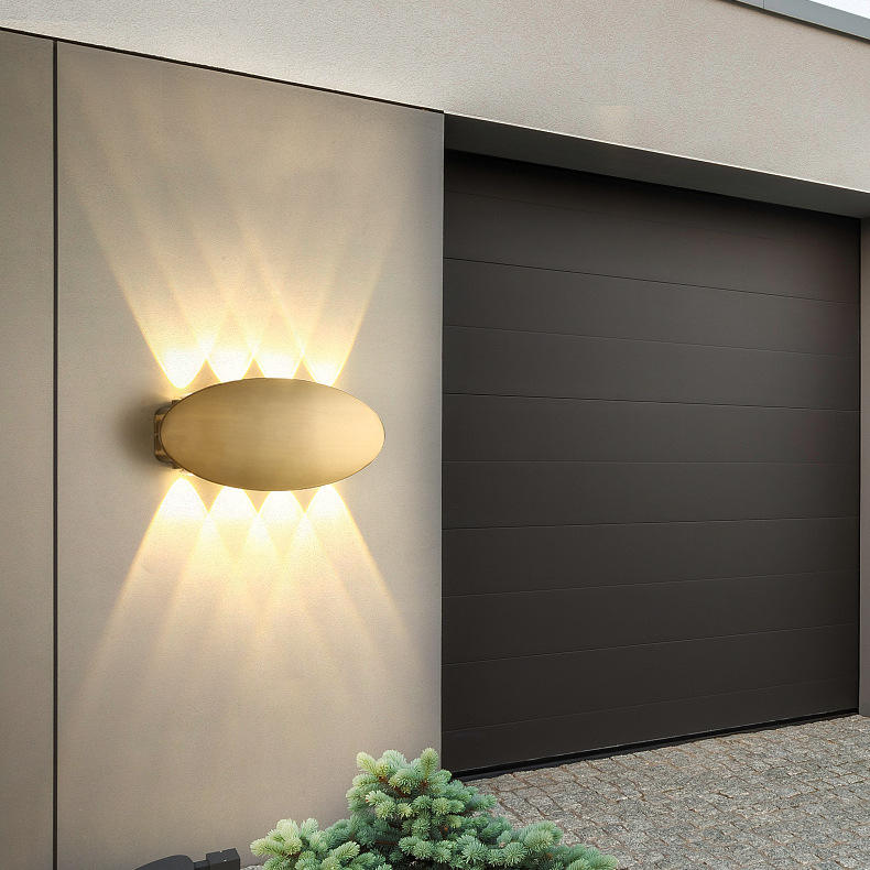 Lampada da parete a LED IP65 Illuminazione da esterno impermeabile da giardino Alluminio AC86-265 Applique da parete per interni camera da letto soggiorno scale vintage