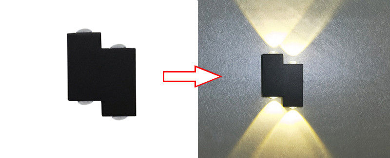 Lampada da parete per scale impermeabile a luce decorativa a LED e moderna luce notturna per esterni