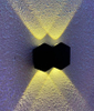 Lampada da parete di personalità nordica 4W Lampada da parete rotonda a Led semplice per soggiorno Lampada da parete rotonda per hotel Corridoio per illuminazione a forma di diamante