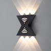 Lampada da parete impermeabile su e giù per camera da letto, comodino, sfondo, lampada da parete girevole, illuminazione da parete per interni