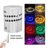 Luce mista Applique da parete con foro a spirale di alta qualità e illuminazione per interni colorata per la decorazione del soggiorno