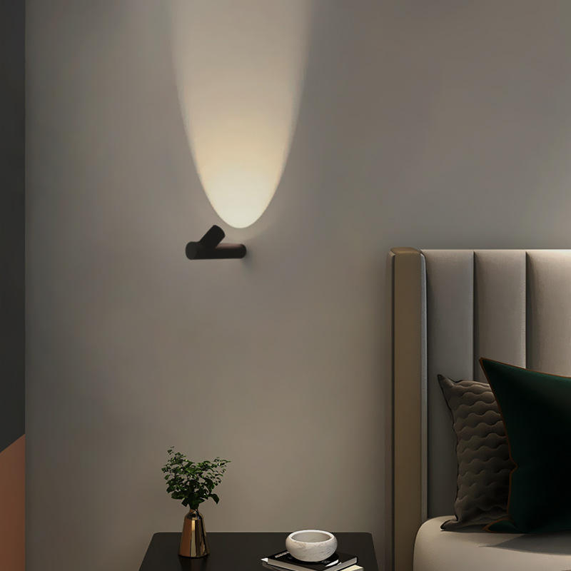 Lampada da parete a LED moderna in acrilico con sensore di movimento Impermeabile IP65 6W 12W Lampada da parete a LED per esterni per interni Portico Illuminazione stradale Balcone