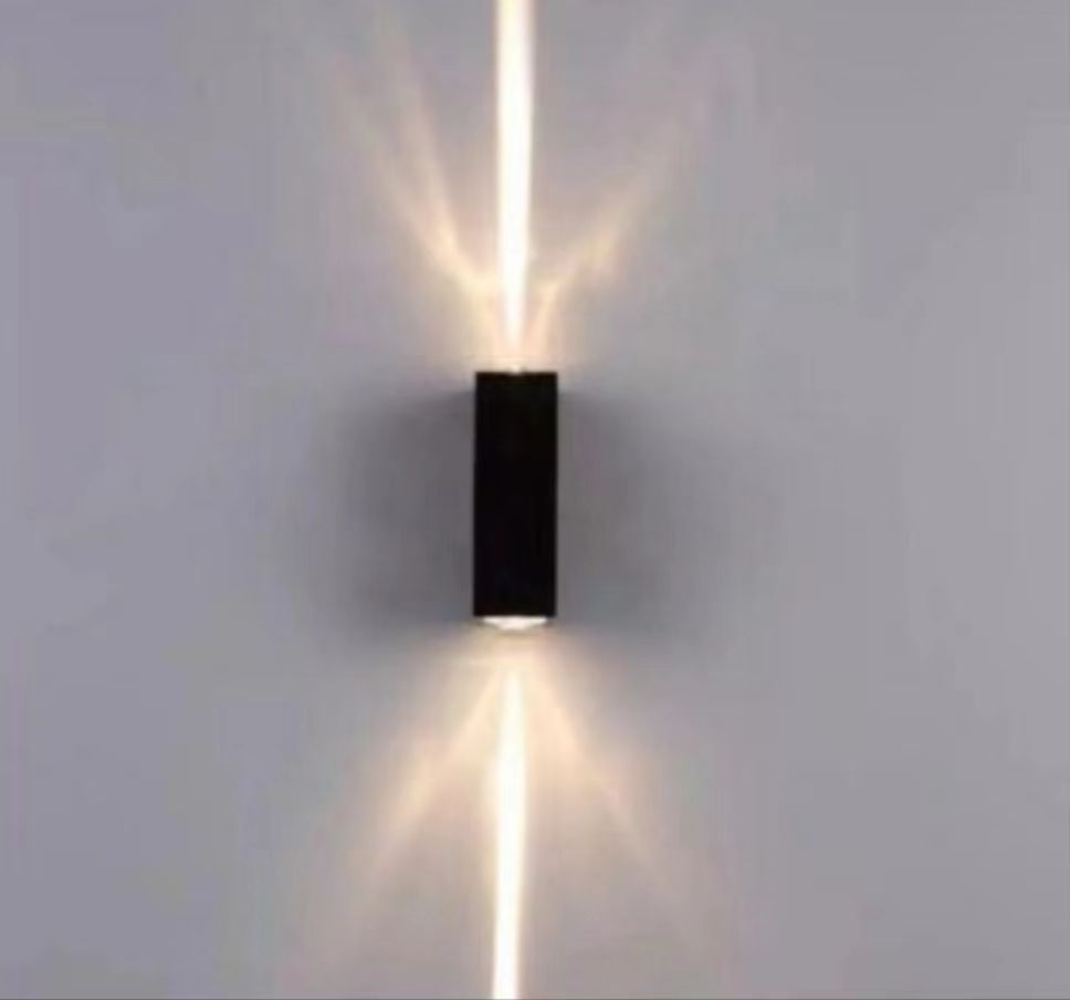 Led esterno impermeabile moderno minimalista creativo un raggio di luce sul faretto down astigmatismo lampada da parete giardino