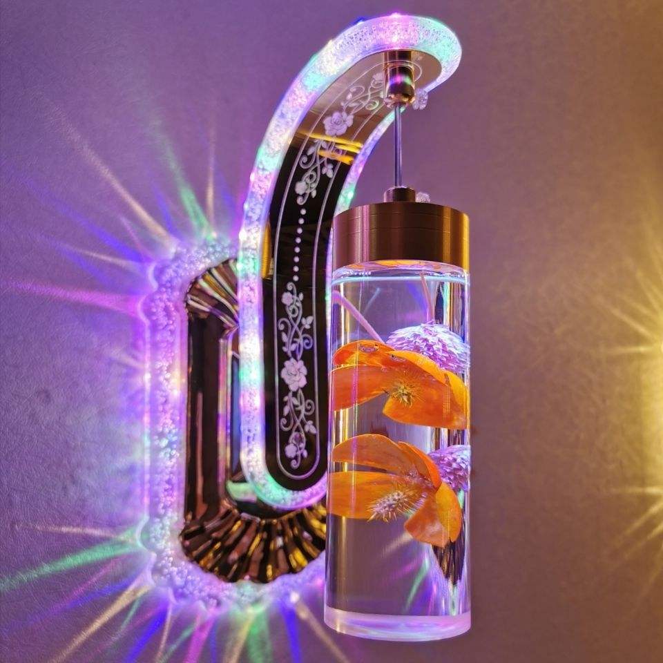 2022 12W LED lampada da parete per interni per camera da letto decorazione da comodino vero fiore applique da parete lampada da notte lampada da notte per soggiorno