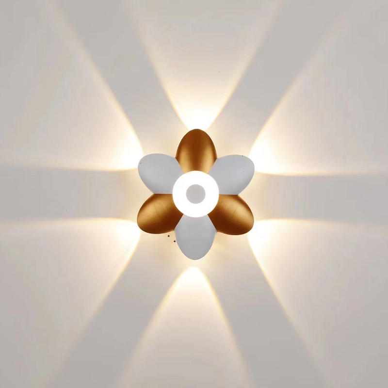 Applique da parete in alluminio moderno nero impermeabile per montaggio a parete 2 luci da parete per esterni decorazione per giardino su e giù