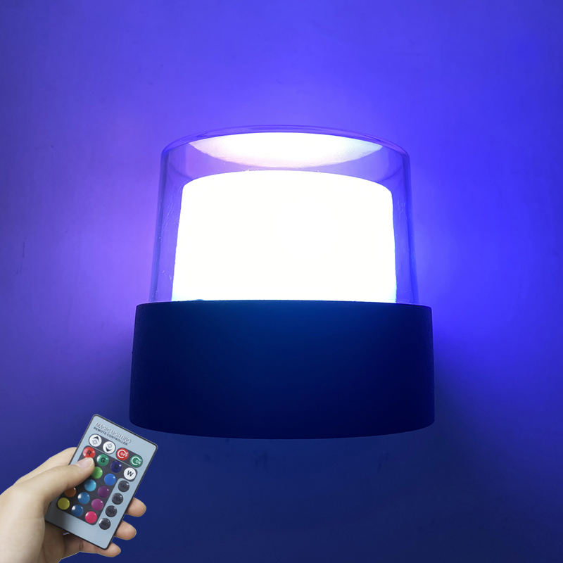 Lampada Led Decorativa Lampada Da Parete Impermeabile Rotonda In Acrilico E Luce Notturna Per Esterni