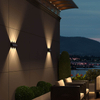 Nuova luce solare impermeabile per esterni casa giardino villa faretto da parete esterno super luminoso applique da parete luce decorativa wall washe