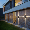 Cross stars design moderno Un raggio di luce da esterno giardino IP65 lampada da parete a led impermeabile 4W/12W Parete esterna decorativa