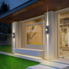 LED 6W/12W Lampada da parete per esterno impermeabile IP65 Portico Lampada da parete per giardino Camera da letto per interni Lampada da illuminazione per soggiorno
