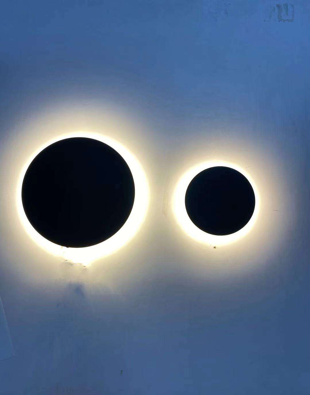 12W 15W Moderna luce a LED LED Moon Lights Eclipse Lights Rotonda e luce notturna per interni di alta qualità per interni