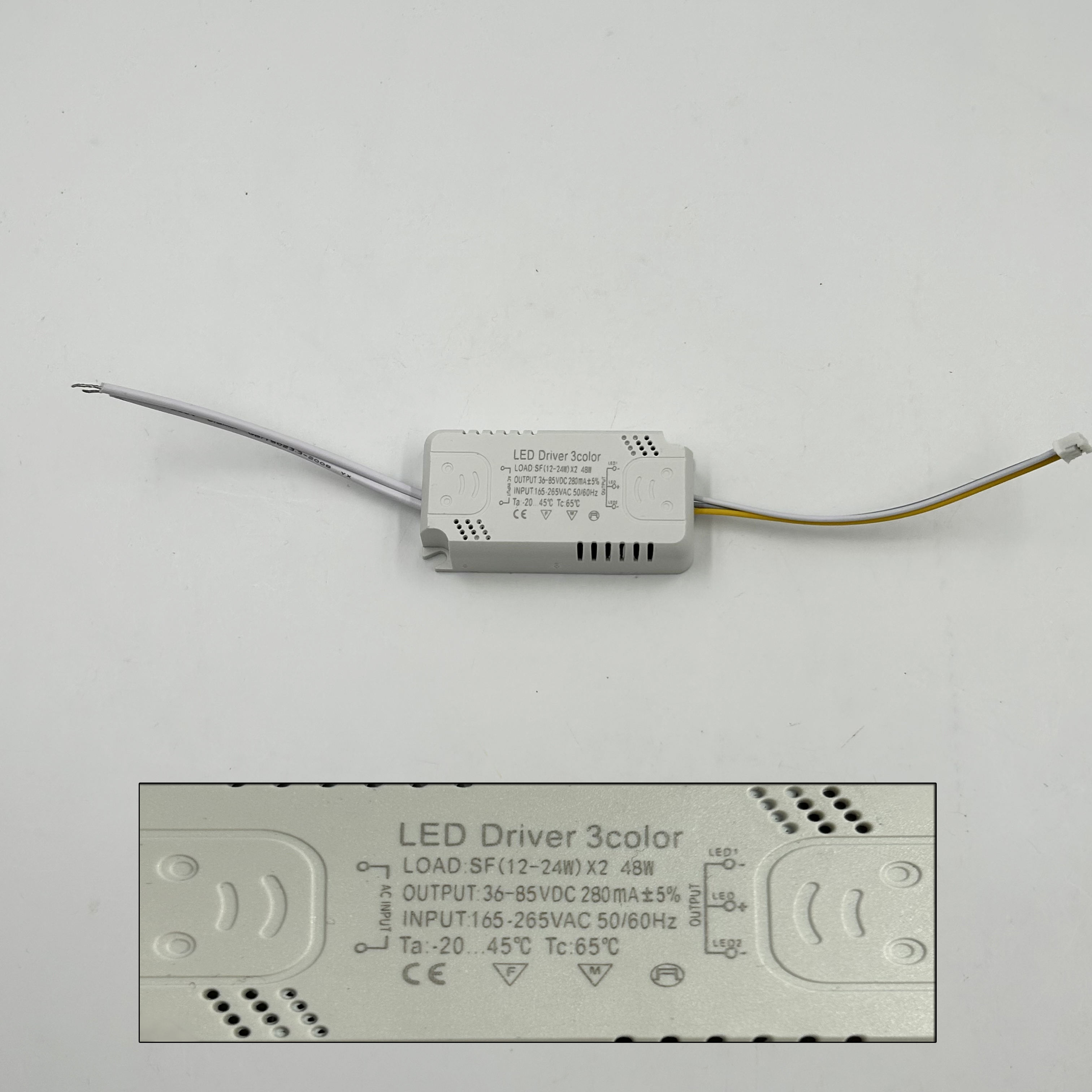 Driver LED da 100 W 140 W 160 W Trasformatori di illuminazione Driver a tre temperature di colore Alimentatore chip LED COB Not-Warterpoof