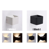 3w 5w Lampada da parete quadrata Illuminazione a led per interni Illuminazione per interni a led Cubo di ceramica Lampada da parete per interni Lampada da parete piccola quadrata Lampada da parete unica Decorazione per interni dell'hotel Buona qualità 