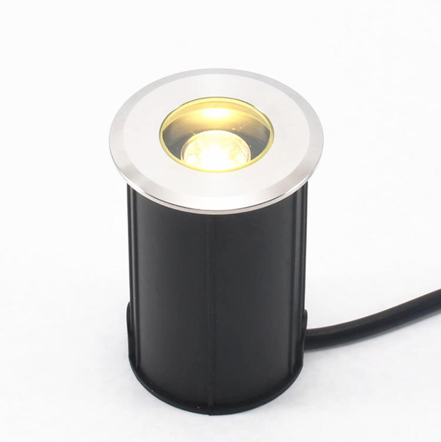 Luci subacquee 1w Gradini quadrati Illuminazione per piscina Luci sepolte Luci esterne impermeabili Star Buried 304 Stainle Engineering